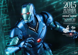 Hot Toys - Iron Man Mark 3 Summer Exclusive Blue Version