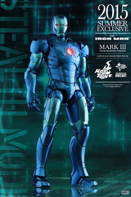 Hot Toys - Iron Man Mark 3 Summer Exclusive Blue Version