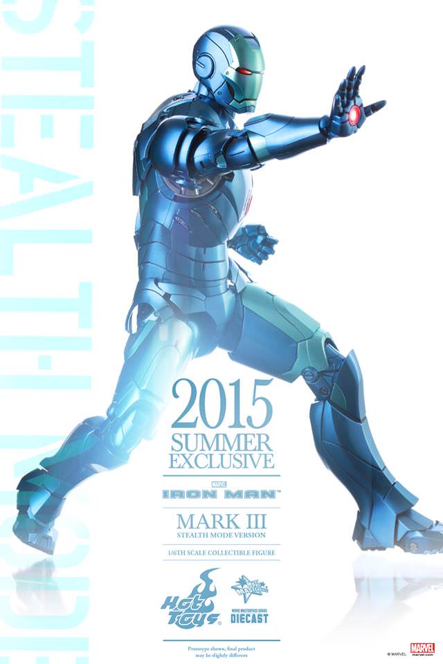Hot Toys - Iron Man Mark 3 Summer Exclusive Blue Version_8