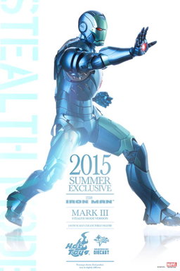 Hot Toys - Iron Man Mark 3 Summer Exclusive Blue Version