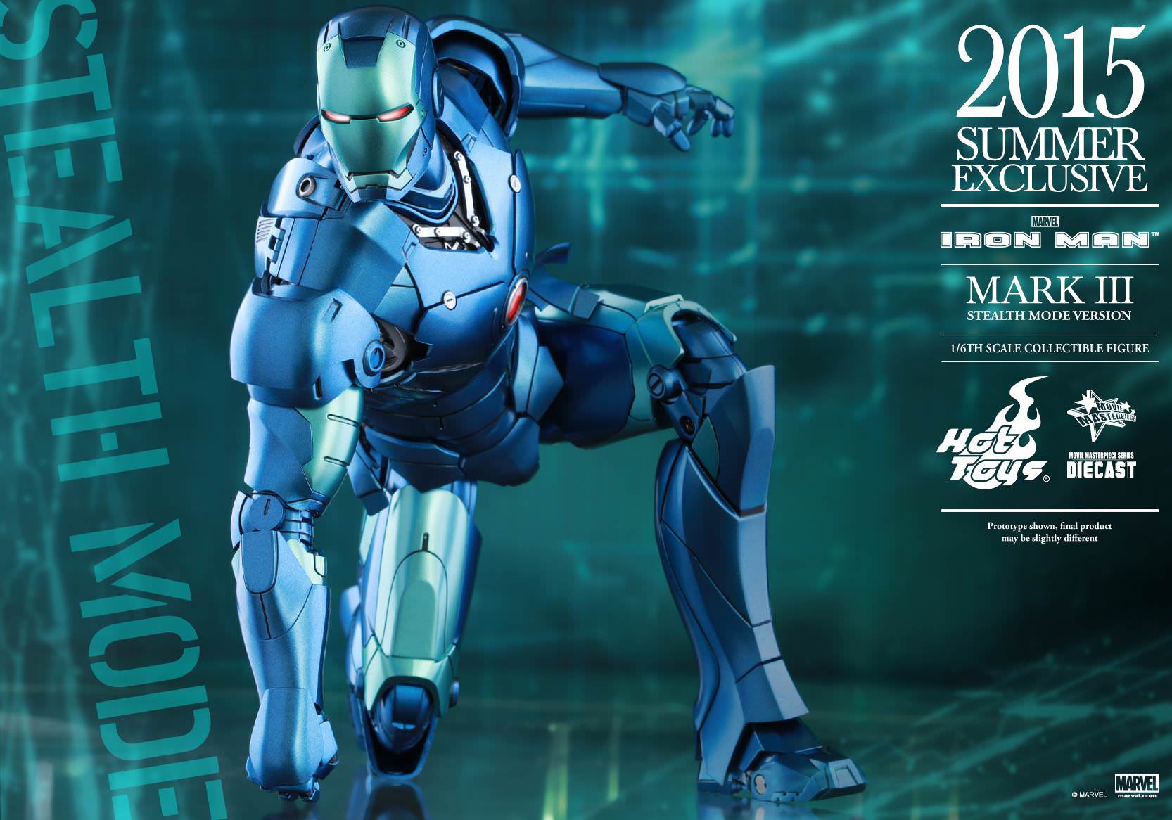 Hot Toys - Iron Man Mark 3 Summer Exclusive Blue Version_0