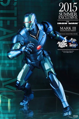 Hot Toys - Iron Man Mark 3 Summer Exclusive Blue Version