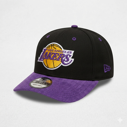 SnapBack Lakers Los Angeles noir et violet streetwear  ( ajustable)  100% coton 