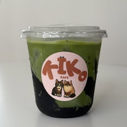 Ice Black Sesame Matcha Latte