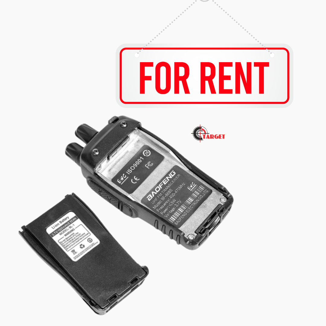 Extra Batteries (Rental) - Rs.250 per day - Baofeng bf-888s