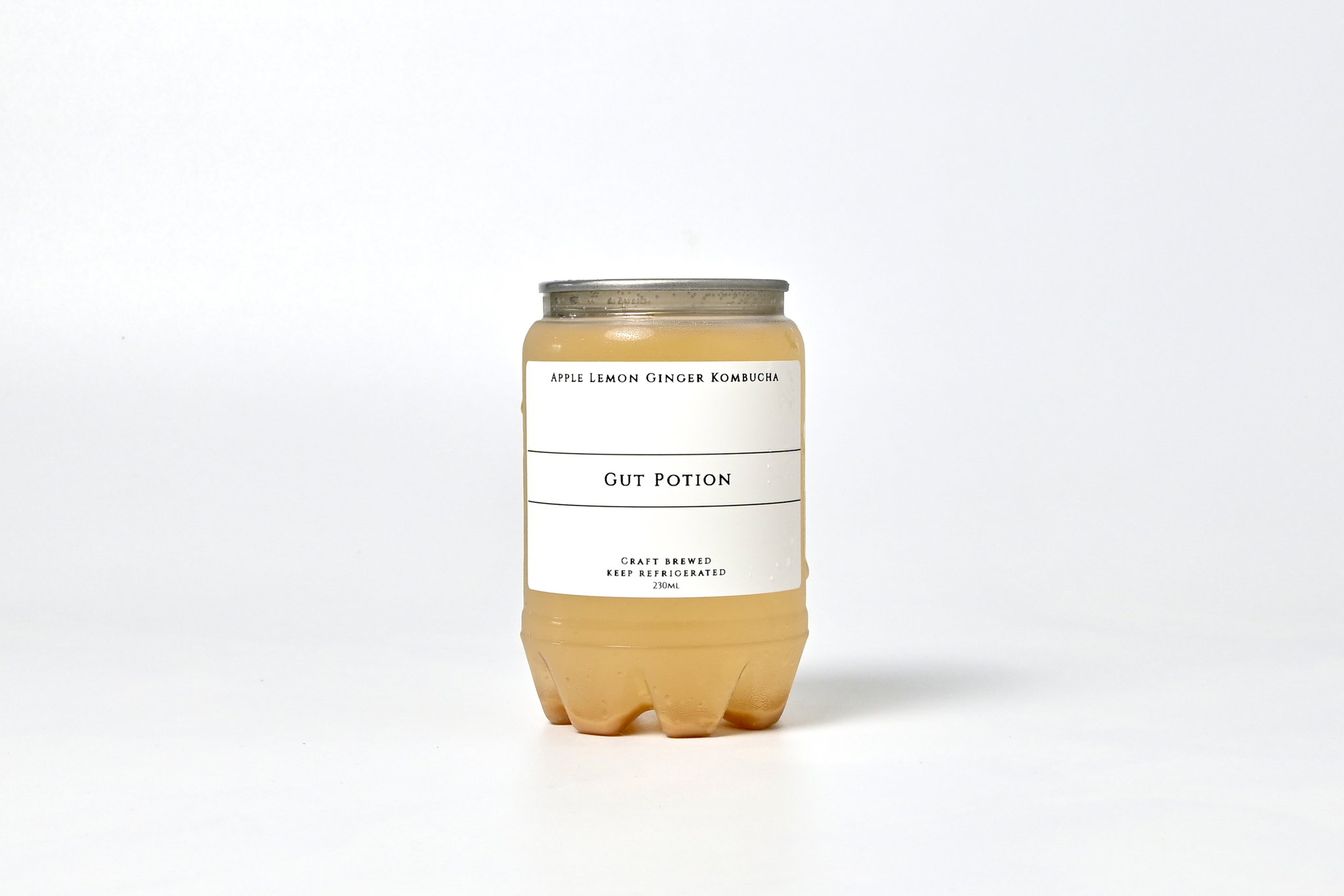 Apple Lemon Ginger Kombucha 230ml_0