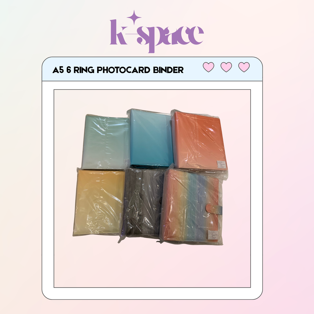 A5 6 RING PHOTOCARD BINDER 