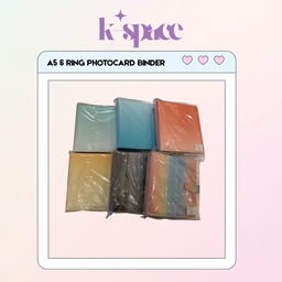 A5 6 RING PHOTOCARD BINDER 