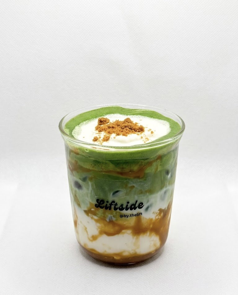 Iced Biscoff Matcha