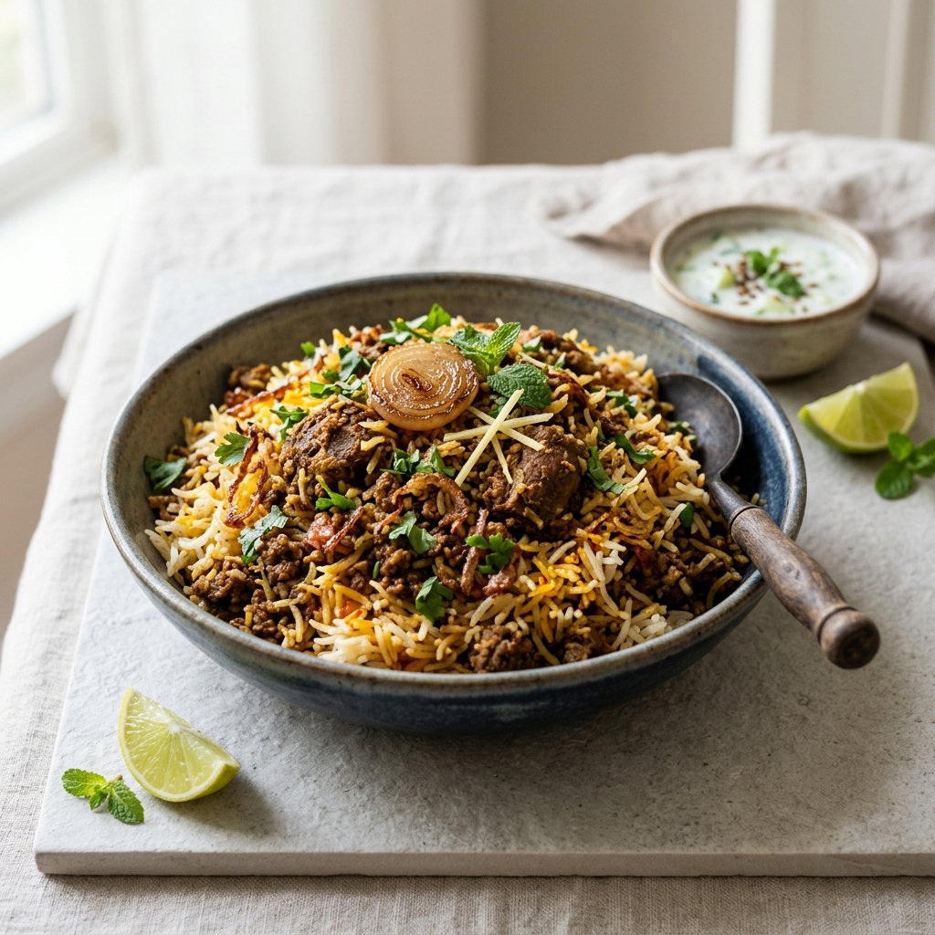 Mutton Keema Biryani_0