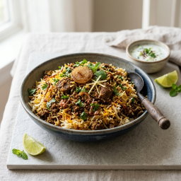 Mutton Keema Biryani
