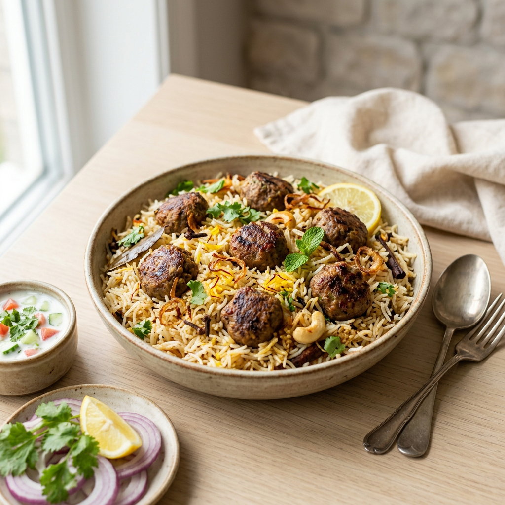 Mutton Kofta Biryani_0