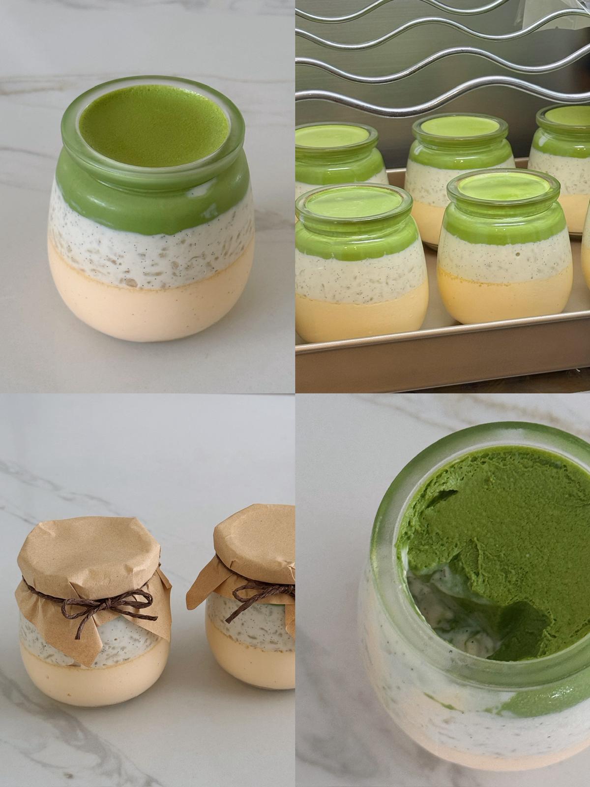 烤布雷米布丁五十铃抹茶奶冻（300ml）_0