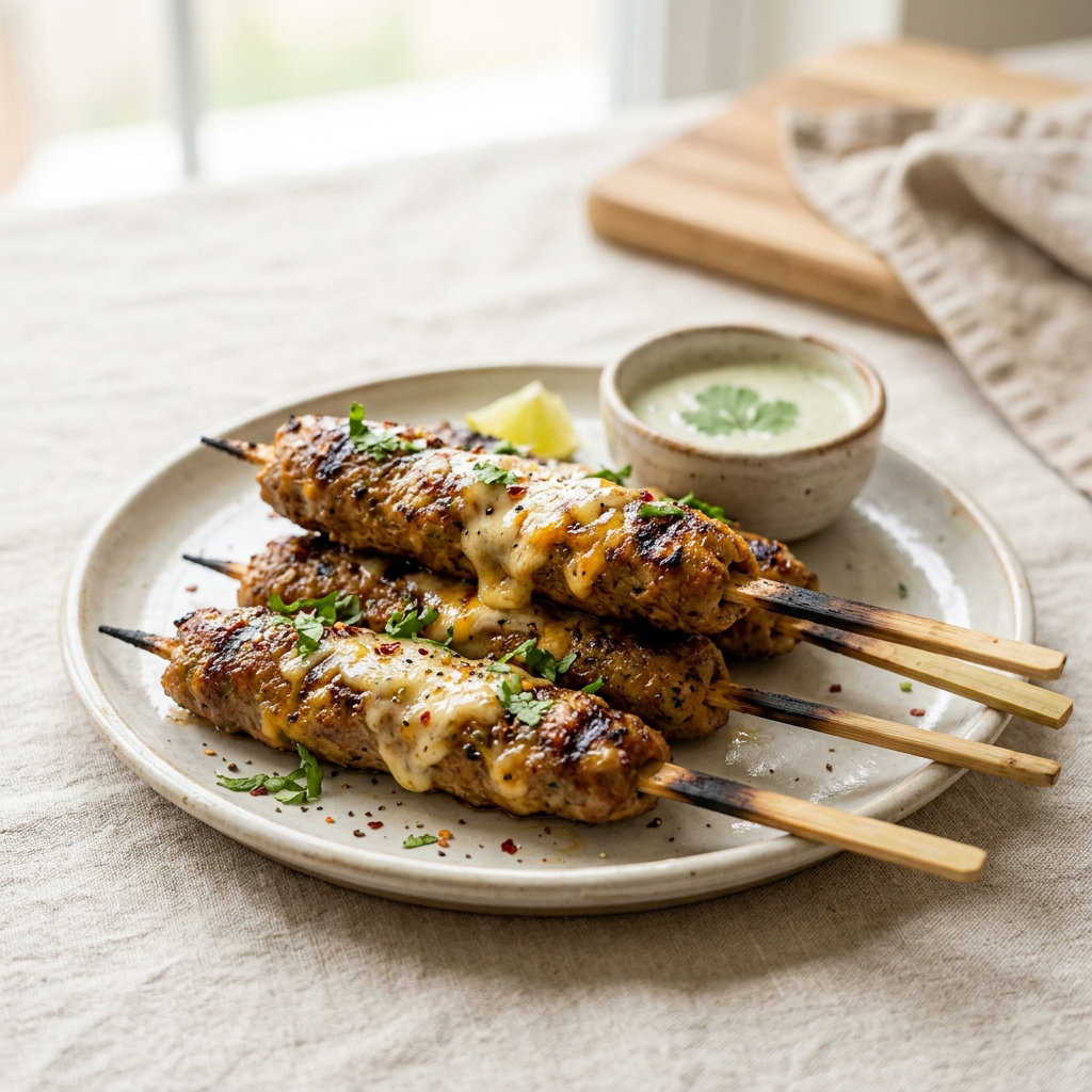 Mutton Cheese Kebab