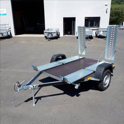 Remolque para quads con rampas de carga