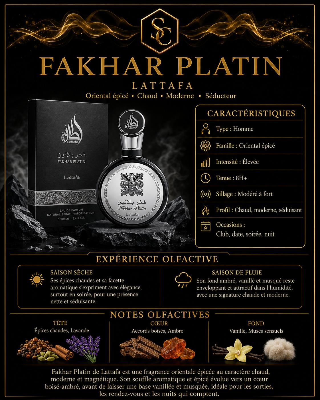 Lattafa Fakhar Platin Eau De Parfum _0