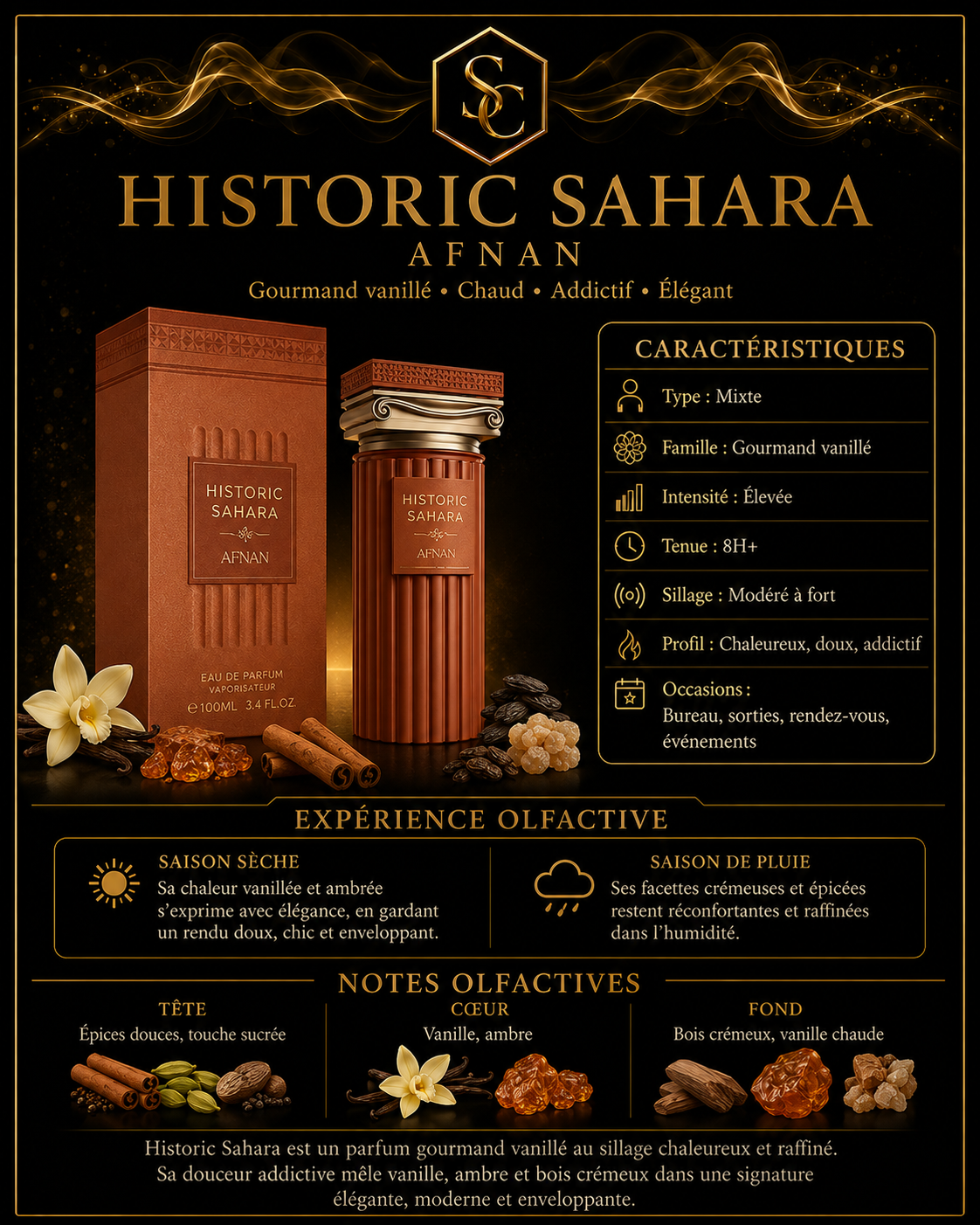Afnan Historic Sahara Unisex Extrait De Parfum _3