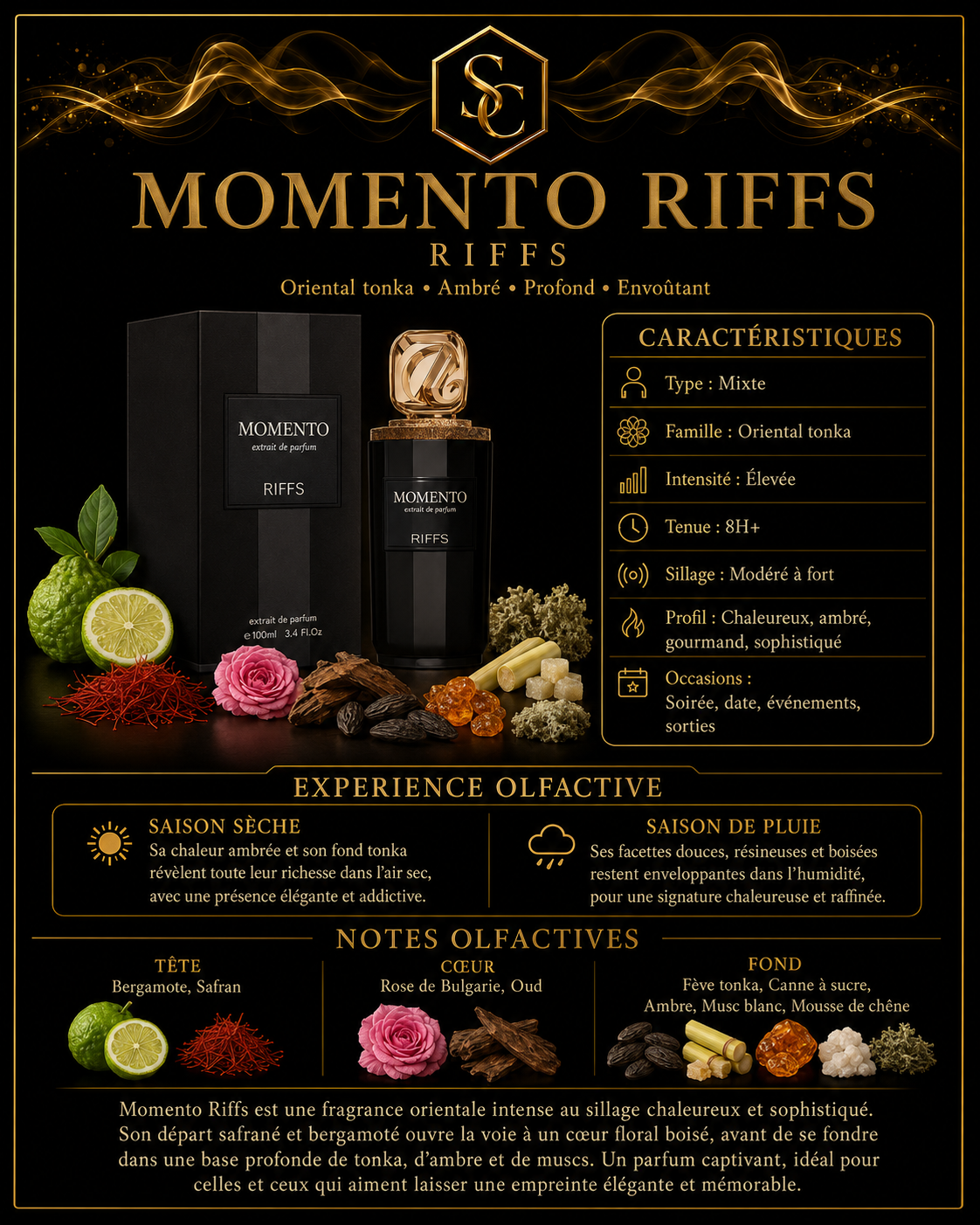 Momento Riffs Extrait De Parfum 100ml