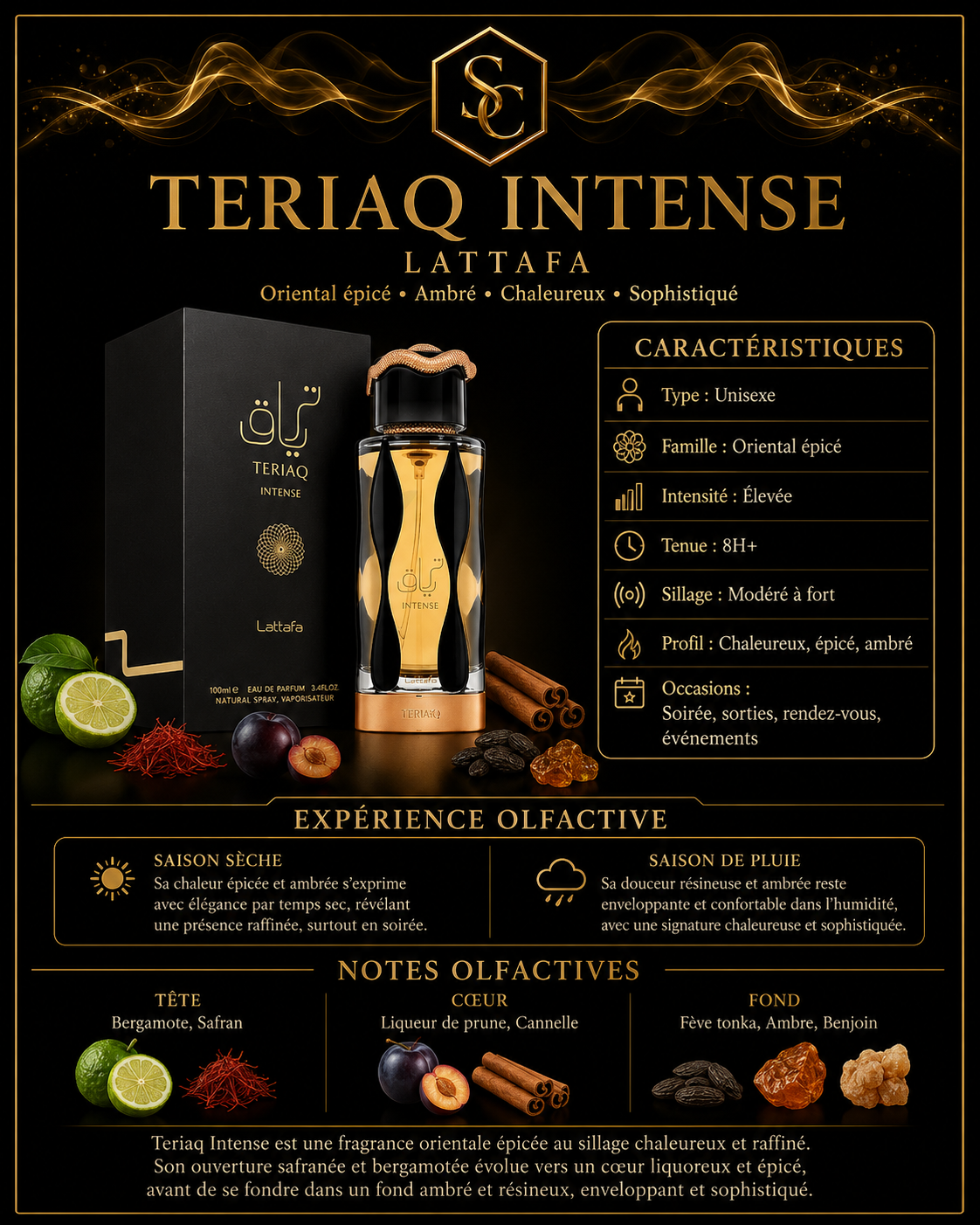 Lattafa Teriaq Intense Eau De Parfum 100ml _4