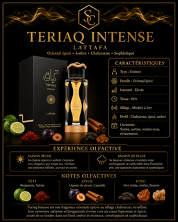 Lattafa Teriaq Intense Eau De Parfum 100ml 