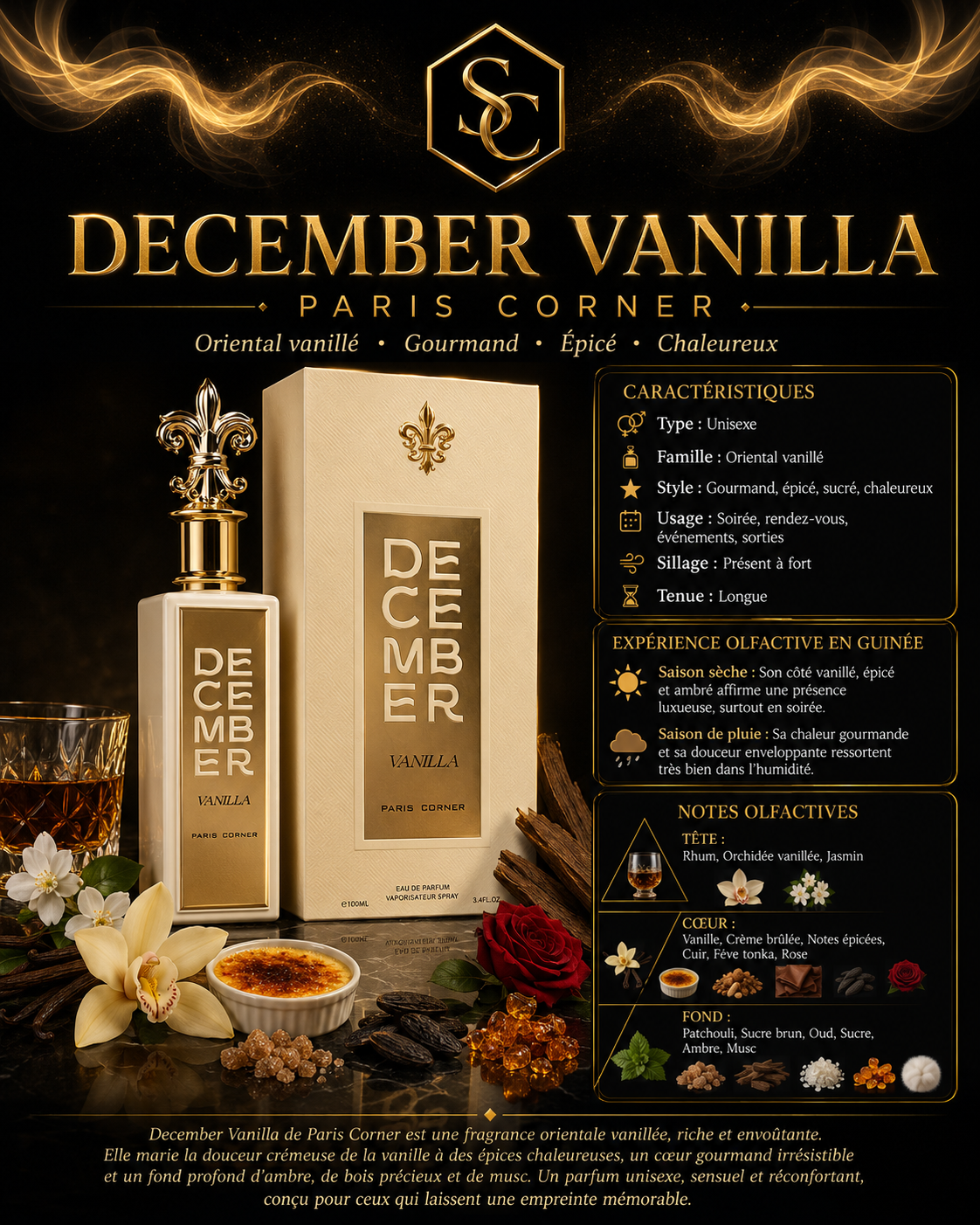 Paris Corner December Vanilla Eau De Parfum 100ml_1