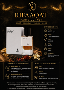 Paris Corner Rifaaqat Eau De Parfum 85ml