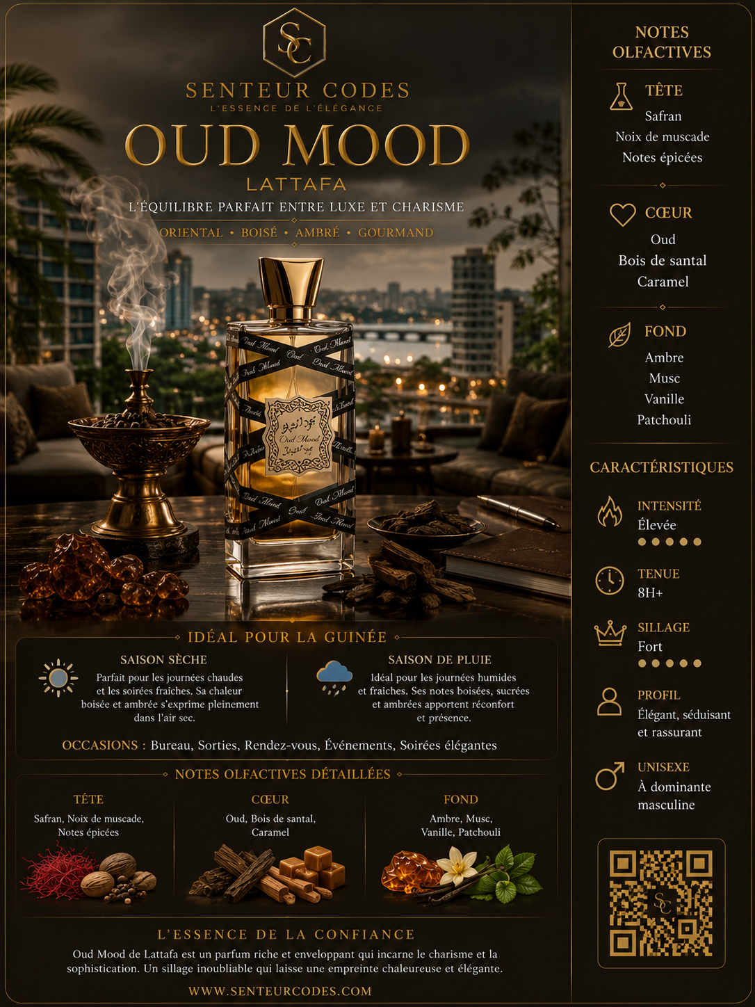 Lattafa Oud Mood Eau De Parfum 100ml_1