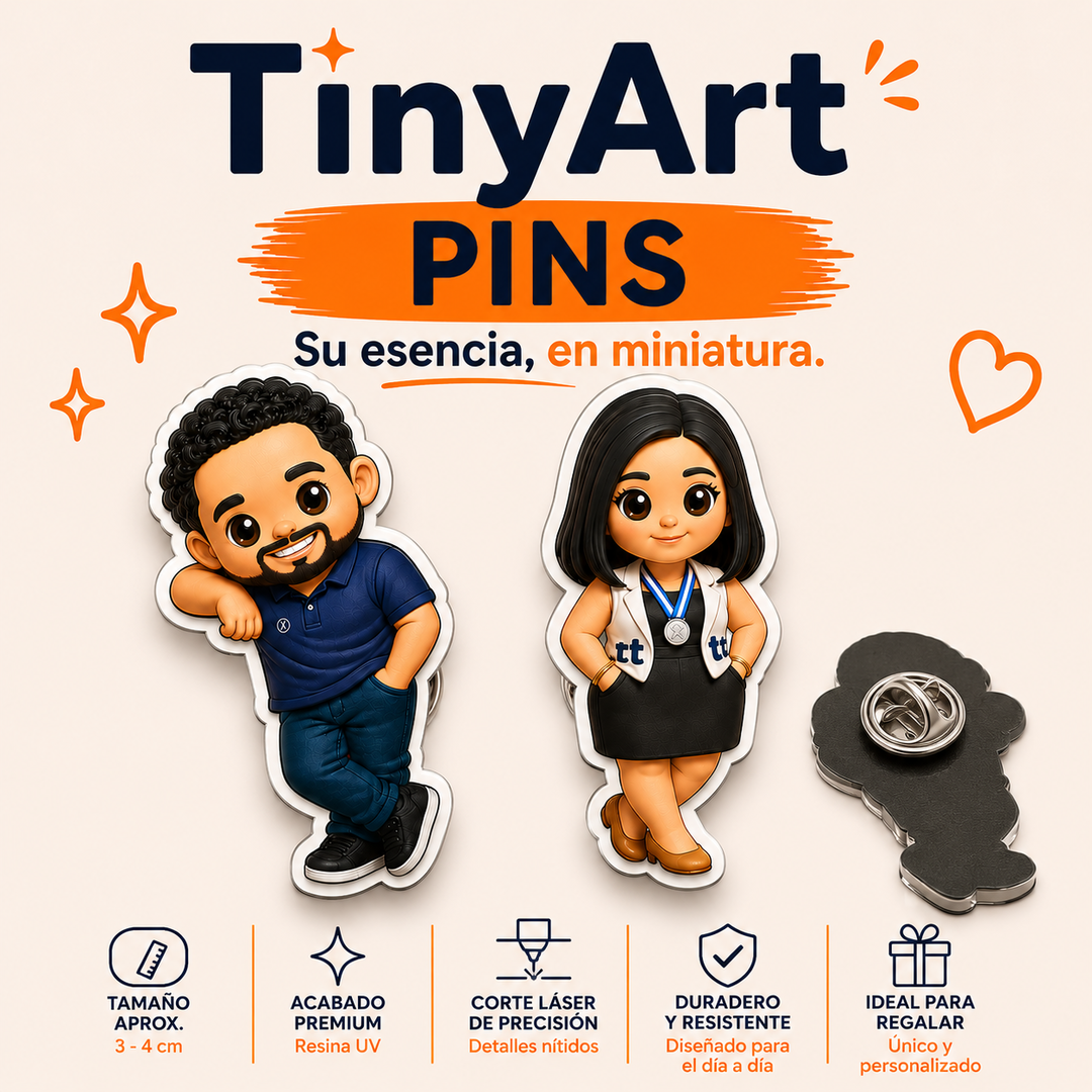 TinyArt Pins Personalizados