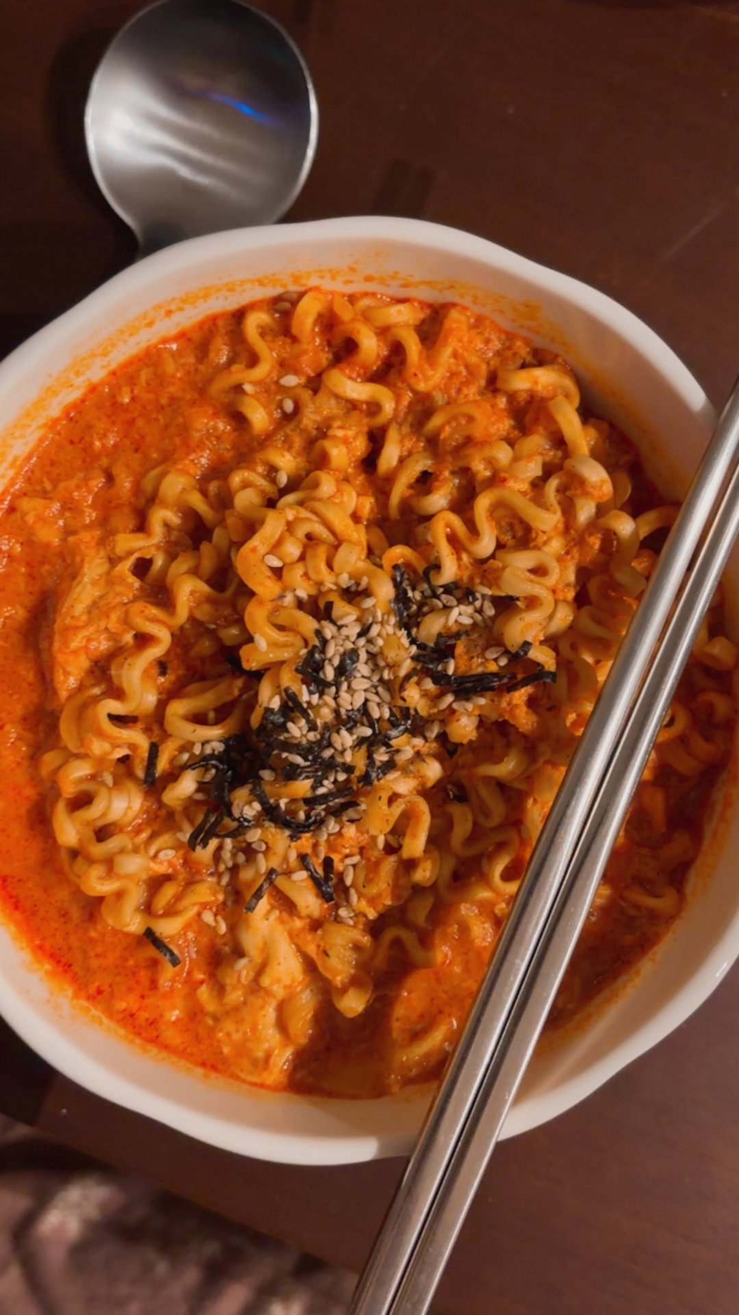 creamy buldak ramen