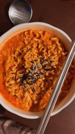 creamy buldak ramen