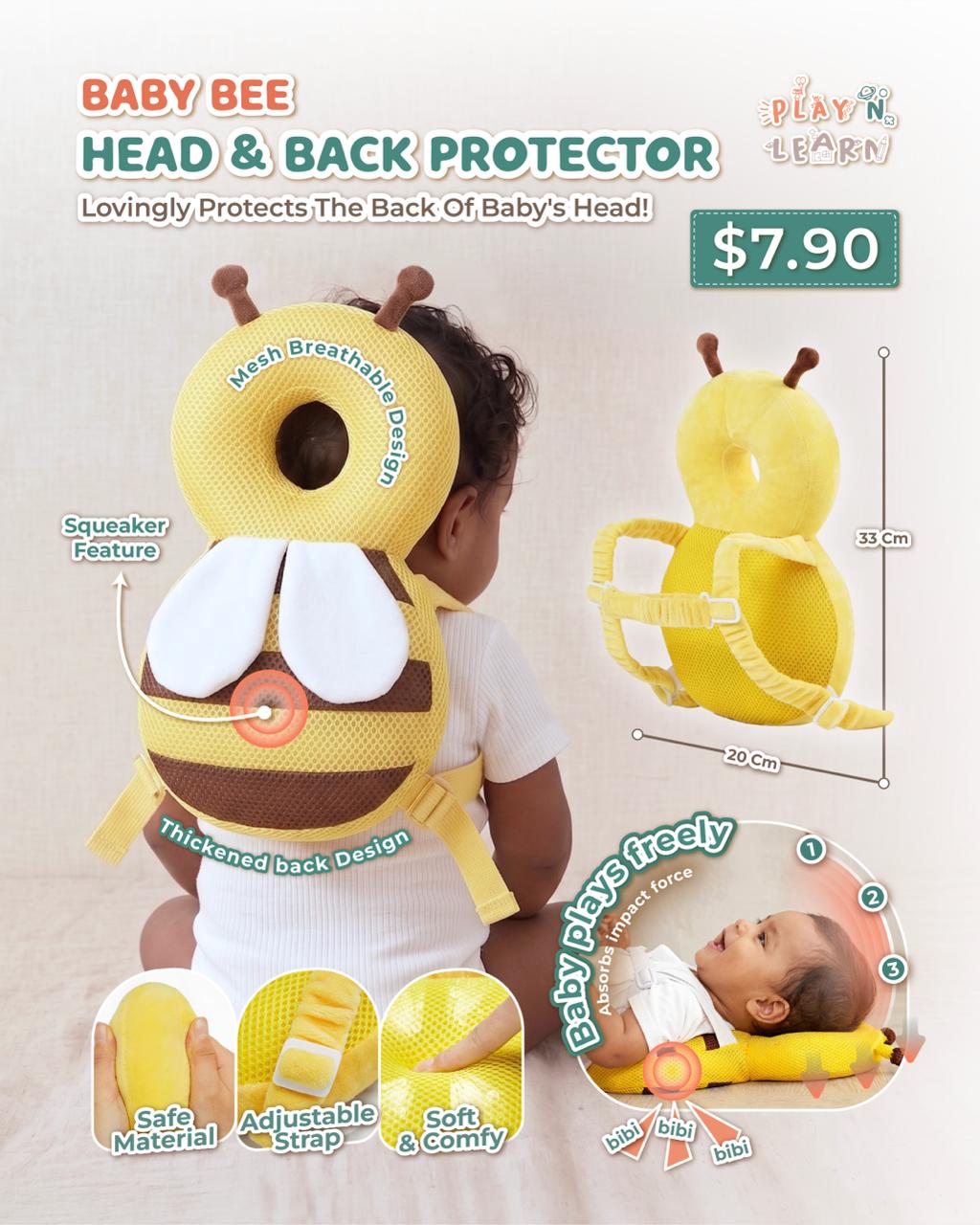 BABY BEE HEAD & BACK PROTECTOR