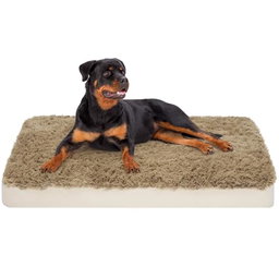  emily pets Inflatable Dog Bed for Medium Dogs, Waterproof Air Mattress Crate Bed with Air Pump  