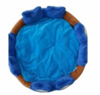 Emily pets CAT Bed  