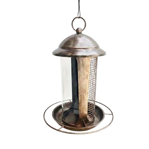 Emily Pets Hanging Metal Bird Feeder for Outdoor| Heavy-Duty Waterproof| Vintage Copper Finish