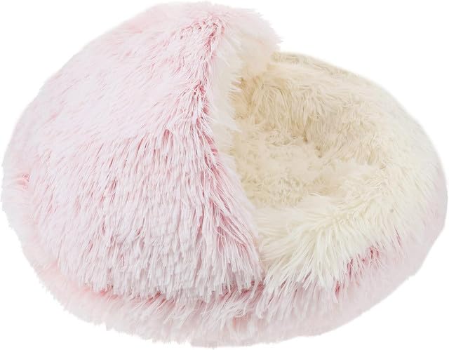 Cature Cat Bed for Indoor Cats | Cozy Cat Cave Bed for Kittens & Puppies  _0