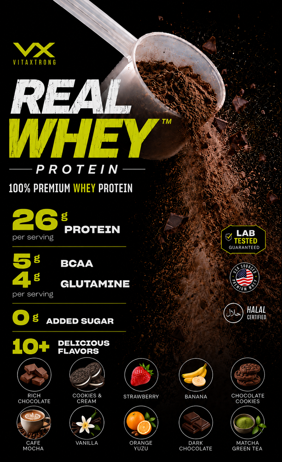VITAXTRONG™ Burn & Build Transformation Stack | Real Whey 5lb + L-Carnitine | Lean Muscle • Fat Metabolism • Performance_7