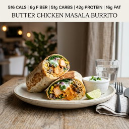 Butter Chicken Masala Burrito