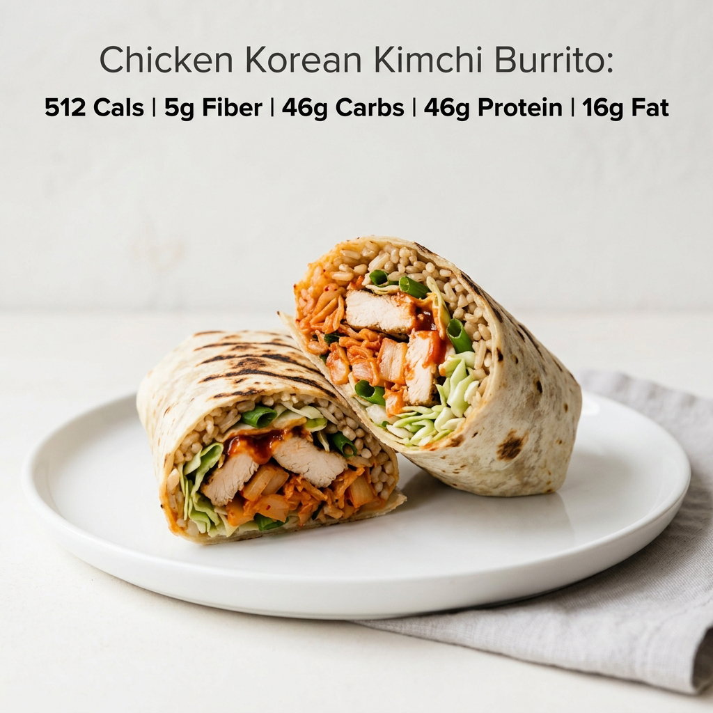 Chicken Korean Kimchi Burrito_0