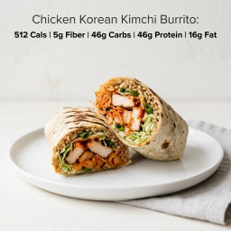 Chicken Korean Kimchi Burrito