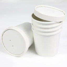 12 oz Paper Cup and Flat lid ( 50pcs)