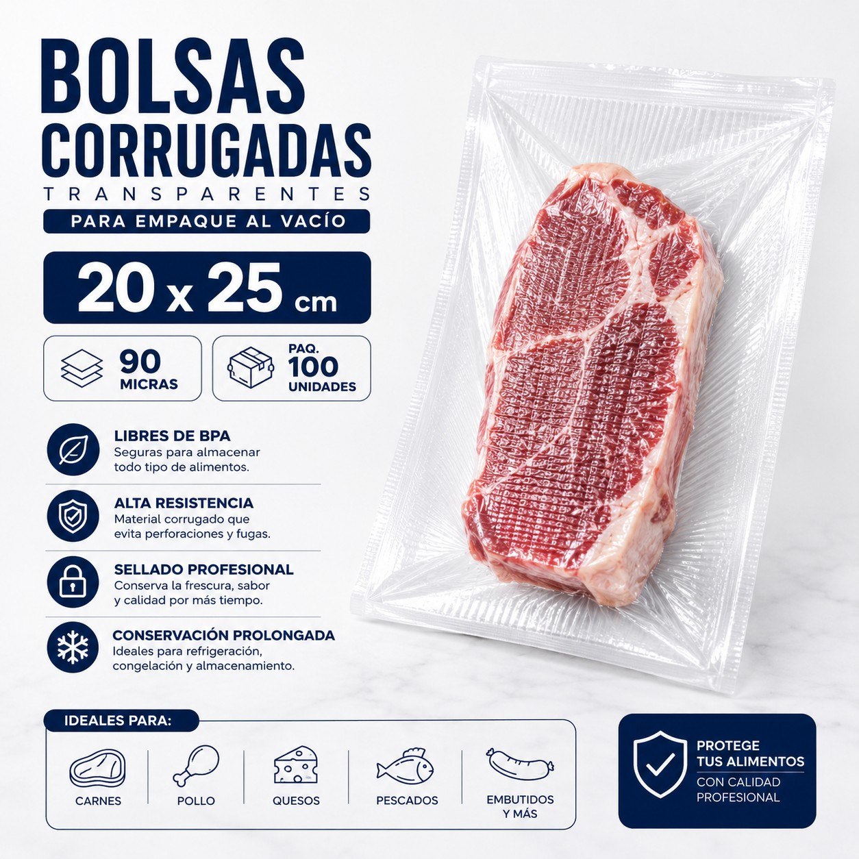 Bolsas 20x25cm corrugada transparente_0