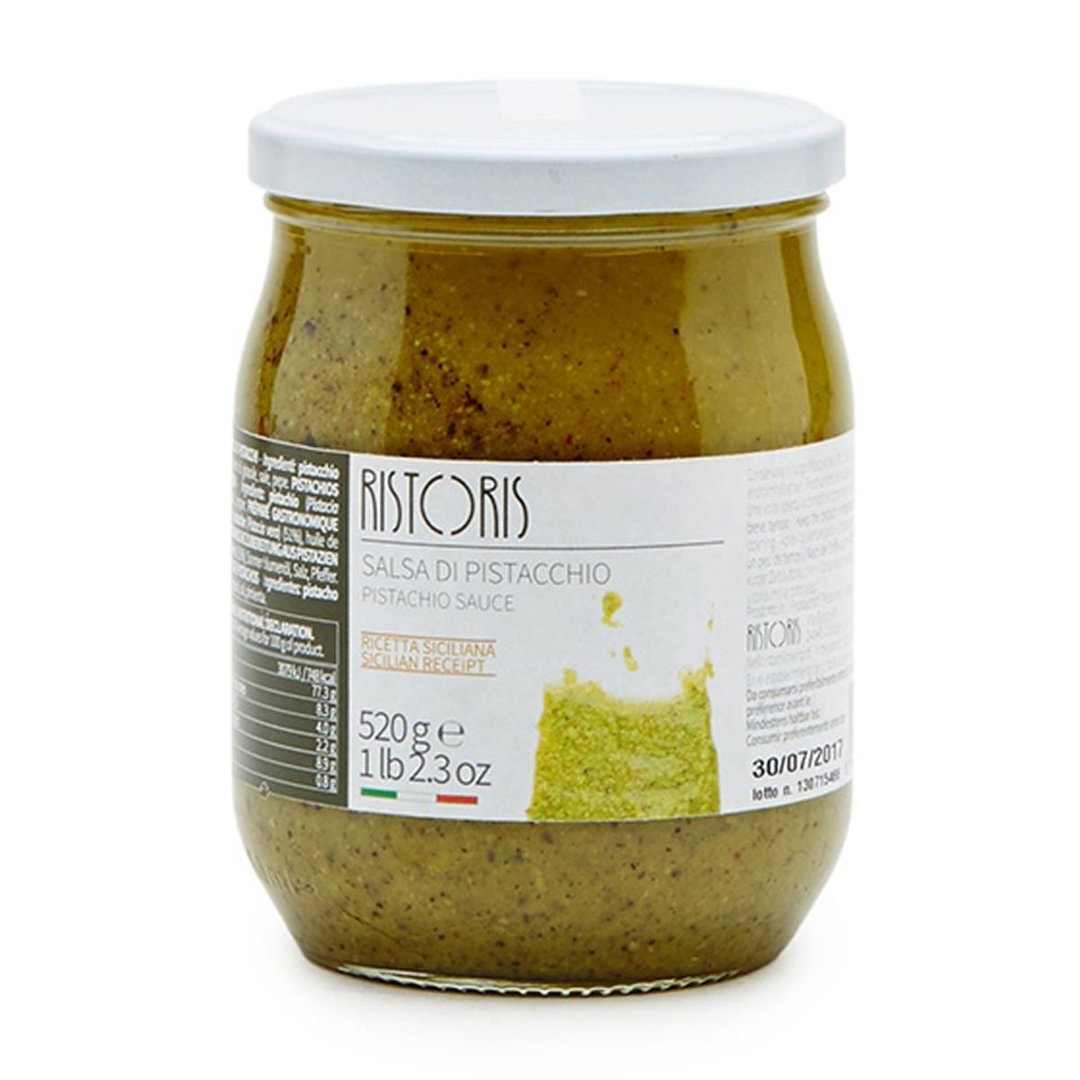 PISTACCHIO SAUCE SICILIAN RECIPE GLASS JAR 520G