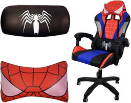 Cadeira Gamer Ergonômica Ajustável Nian Homem-Aranha para Crianças (120 kg) - Reclinável