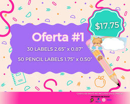 OFERTA #1 Back to school 