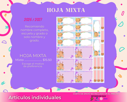 Hoja Mixta BTS 