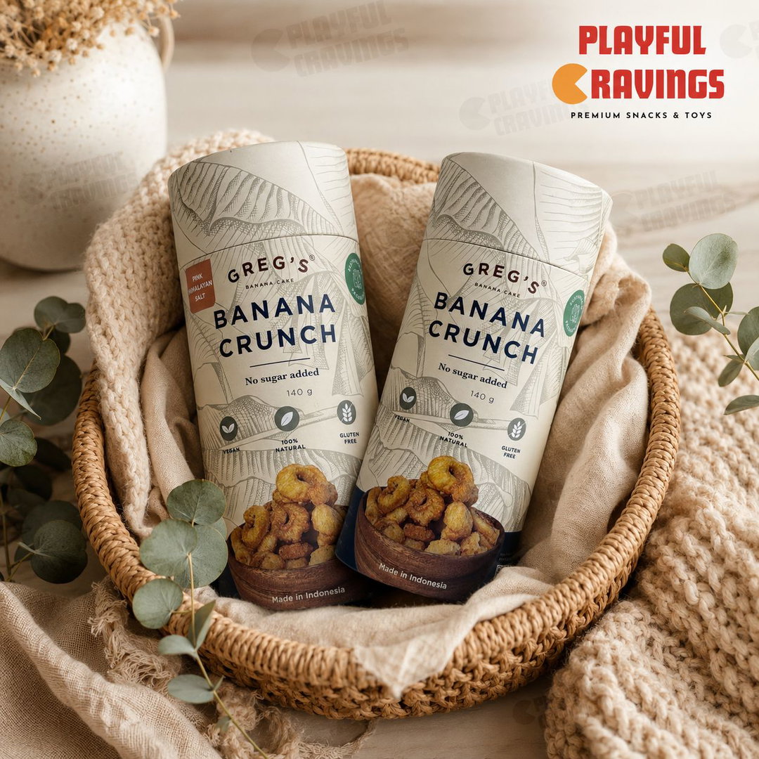 Greg's Banana Crunch Paper Tube (140g)