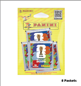 Panini FIFA WORLD CUP 2026 MULTIPACK (8 PACKETS)