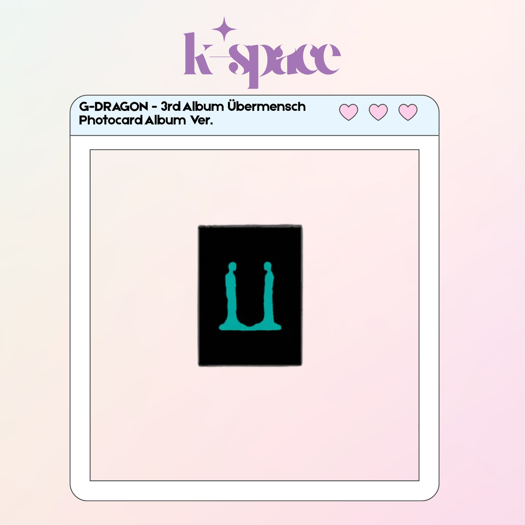 G-DRAGON - 3rd Album Übermensch Photocard Album Ver.