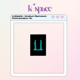 G-DRAGON - 3rd Album Übermensch Photocard Album Ver.