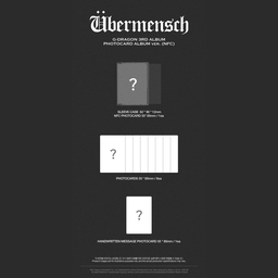 G-DRAGON - 3rd Album Übermensch Photocard Album Ver.